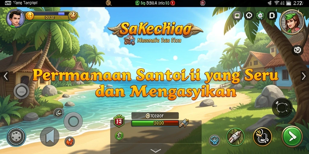 Tampilan gameplay yang menarik dari 2757 dengan suasana santai.