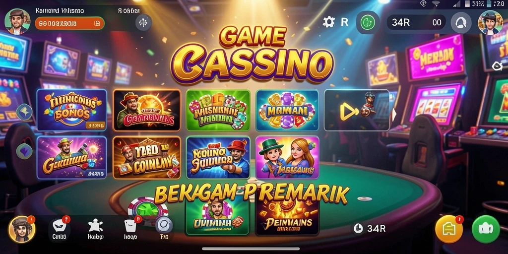 Screenshot gameplay <strong>34R</strong> yang menampilkan aksi seru permainan Kasino.