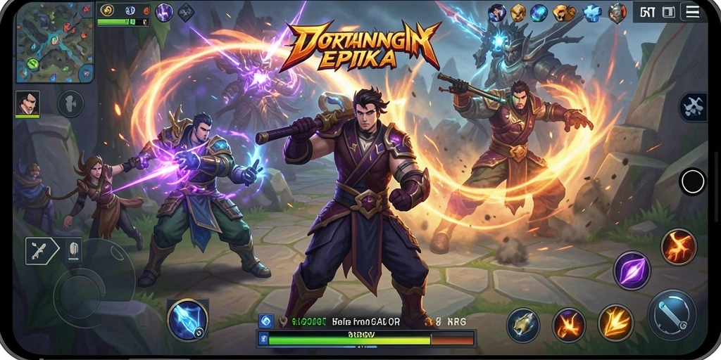 Tampilan gameplay <strong>5RT</strong> yang menegangkan dan penuh strategi.