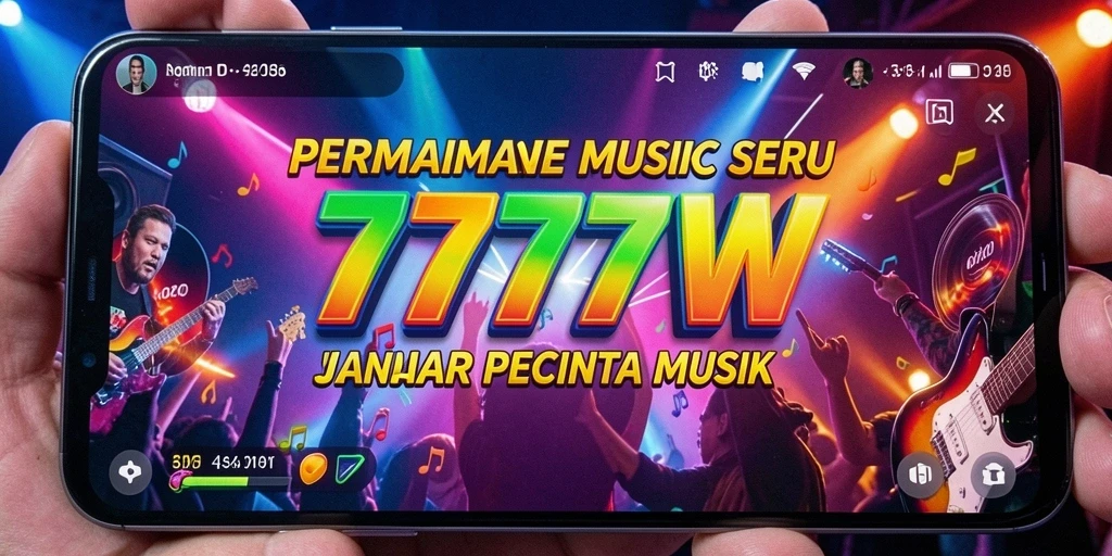 Tampilan gameplay 7777W yang penuh warna dan interaktif.