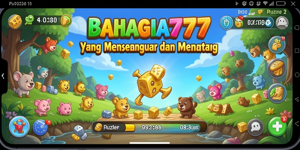 Tampilan gameplay menarik dari BAHAGIA777 dengan tantangan puzzle yang seru.