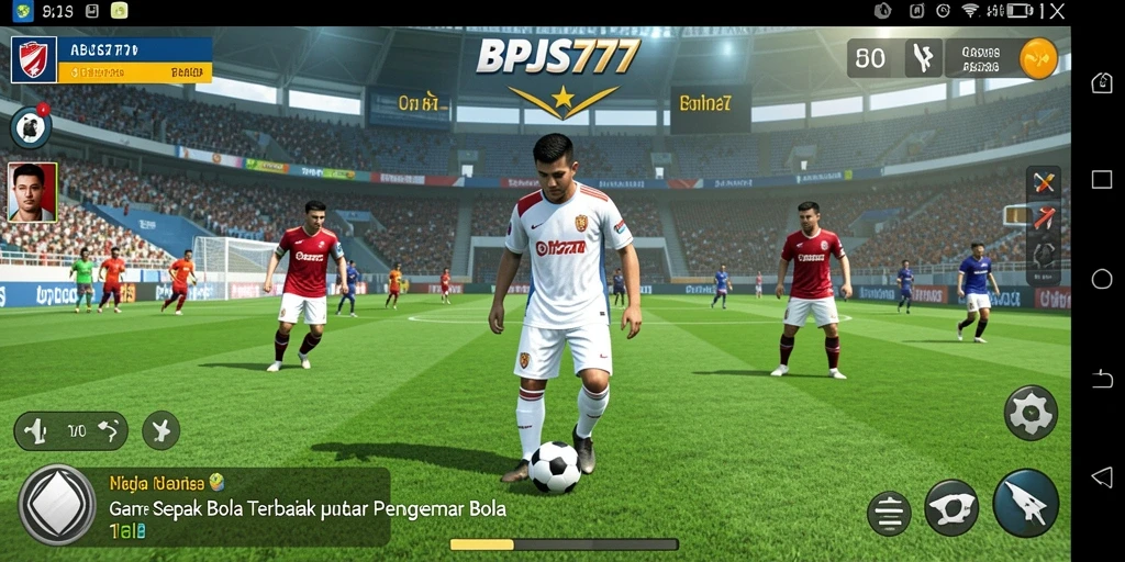 Tampilan mendebarkan permainan sepak bola di BPJS777.
