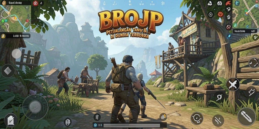 Gameplay Open World yang menakjubkan dan imersif di BROJP.