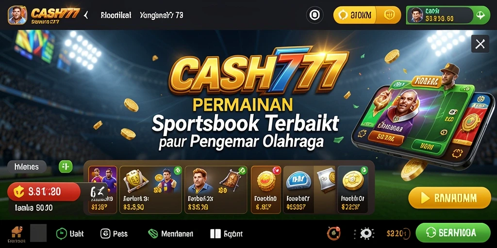 Gameplay seru dan menarik dari aplikasi Sportsbook CASH777.