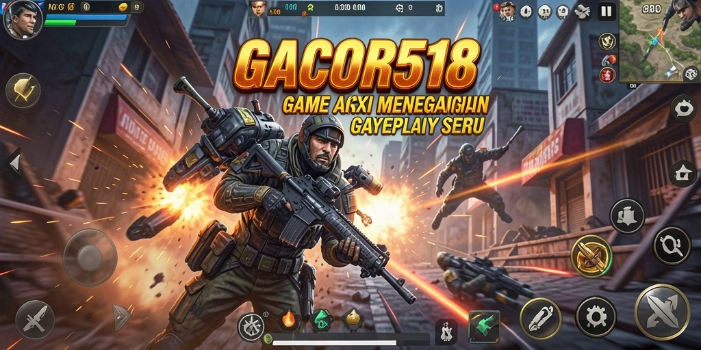 Screenshot utama GACOR518 menampilkan aksi mendebarkan dalam pertempuran.