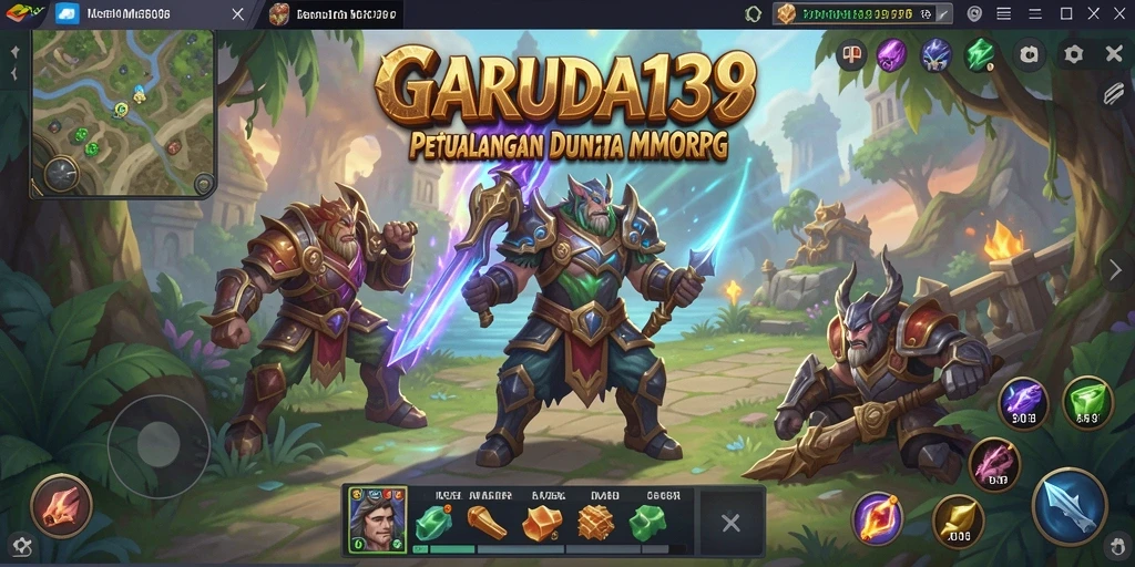 Tampilan gameplay menarik dari GARUDA138 di dunia MMORPG.