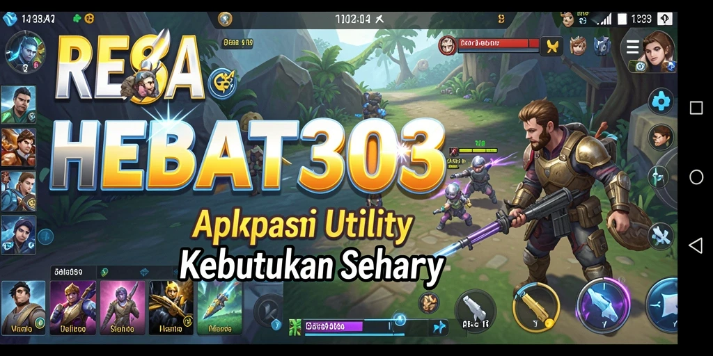 Tampilan antarmuka HEBAT303 yang intuitif dan menarik.