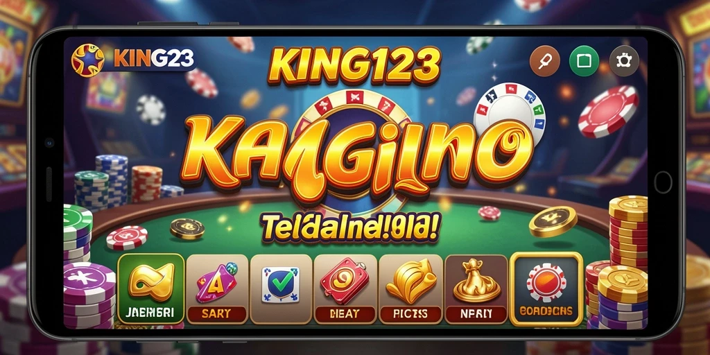 Tangkapan layar utama KING123 menampilkan gameplay seru di kasino online.
