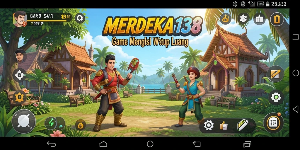 Tampilan gameplay MERDEKA138 yang menyenangkan dan interaktif.