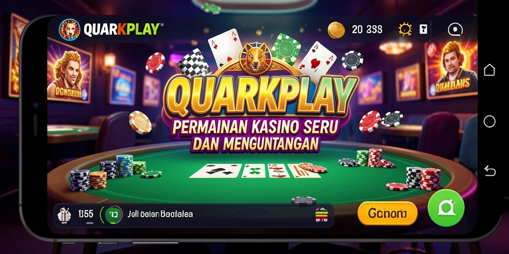 Tampilan gameplay <strong>QUARKPLAY</strong> yang menarik dan mendebarkan.