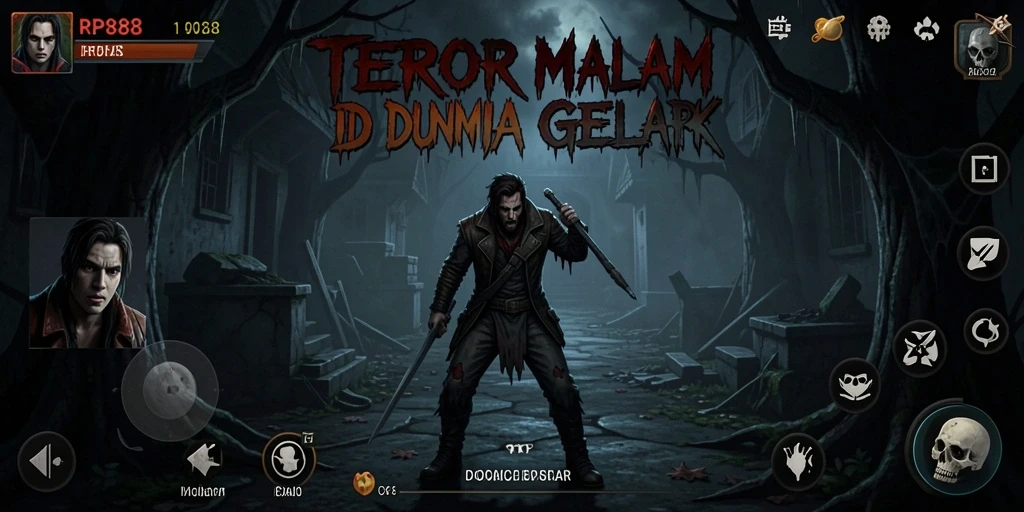 Gameplay menegangkan dari RP888 saat menghadapi kegelapan.