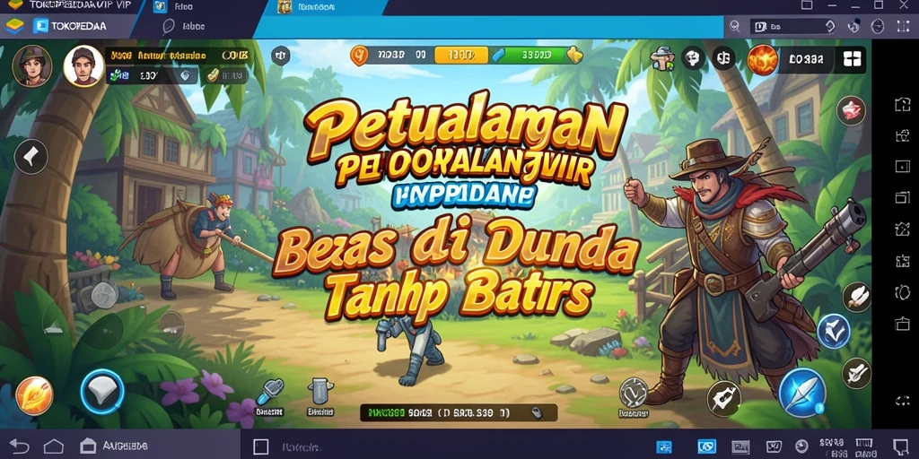 Screenshot gameplay TOKOPEDIAVIP yang menampilkan petualangan Open World.