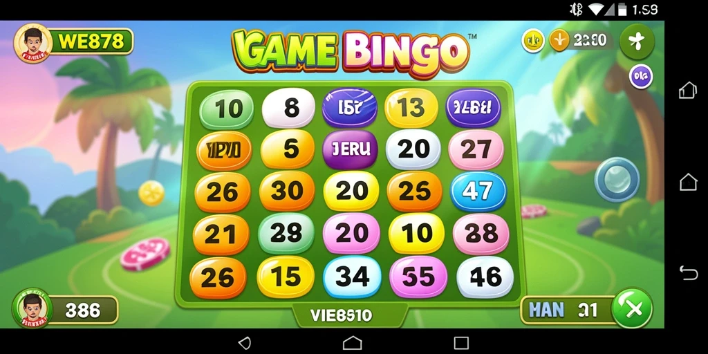Gameplay seru WE878 dengan tampilan Bingo yang menarik.