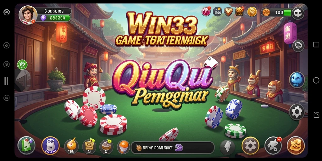 Tampilan gameplay QiuQiu yang seru dan interaktif.